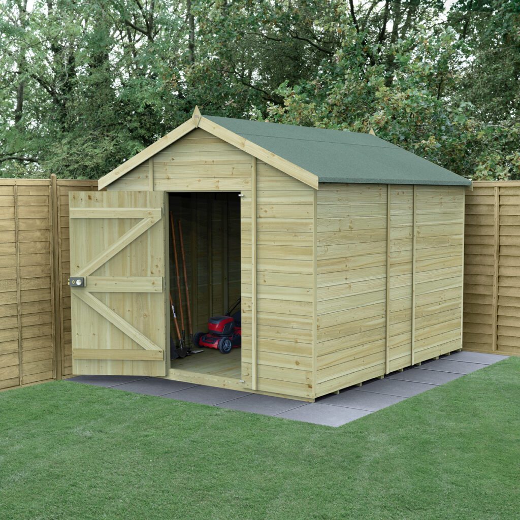 Timberdale 10×8 Apex Shed No Window with Installation 5013053196069 2